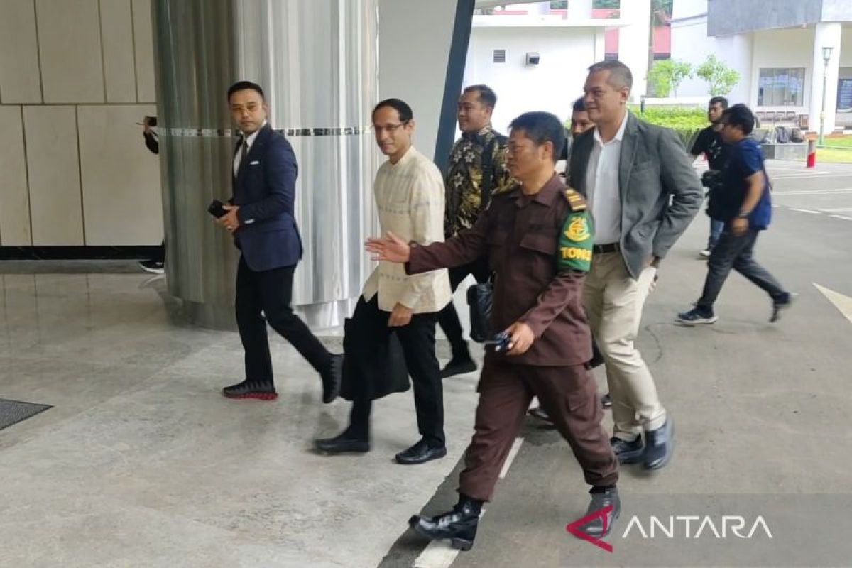 Nadiem Makarim jalani pemeriksaan perdana kasus korupsi Chromebook